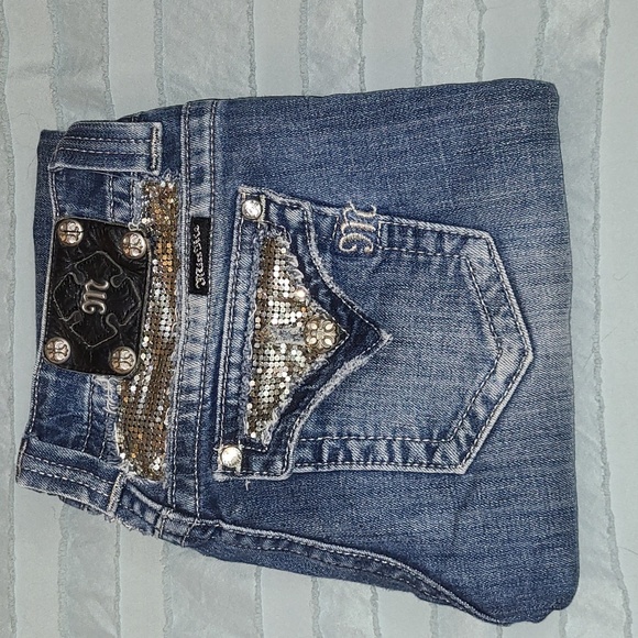 Miss Me Chain Jeans - Picture 1 of 12